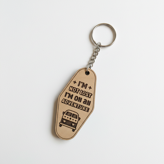 Adventure Keychain with Ring and Chain