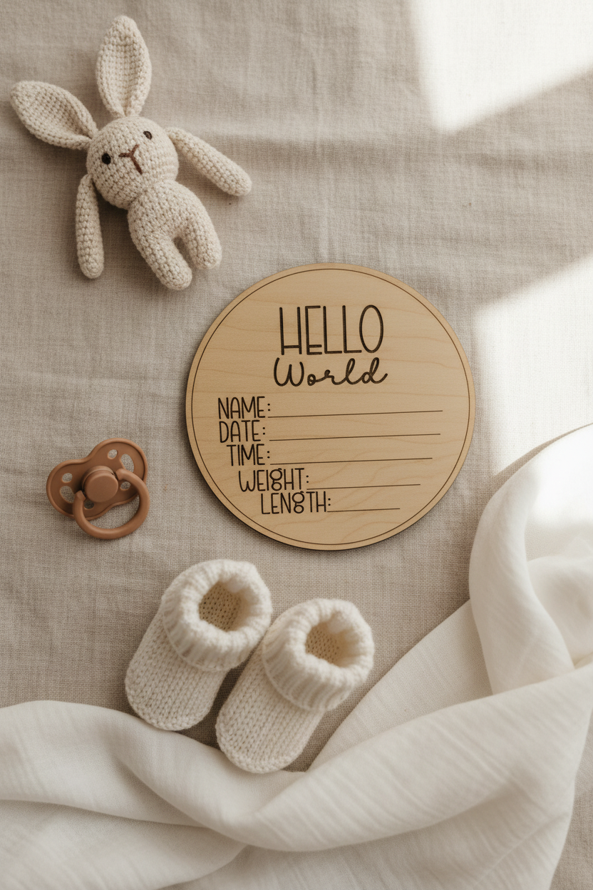 Birth Announcement Disc
