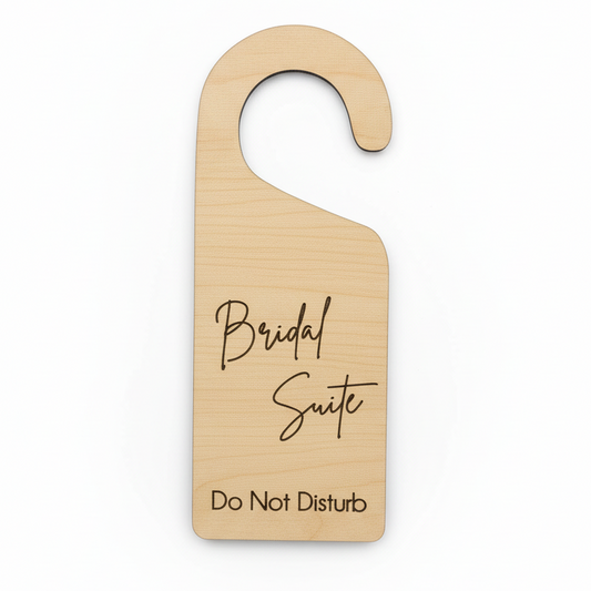 Bridal Suite door hanger