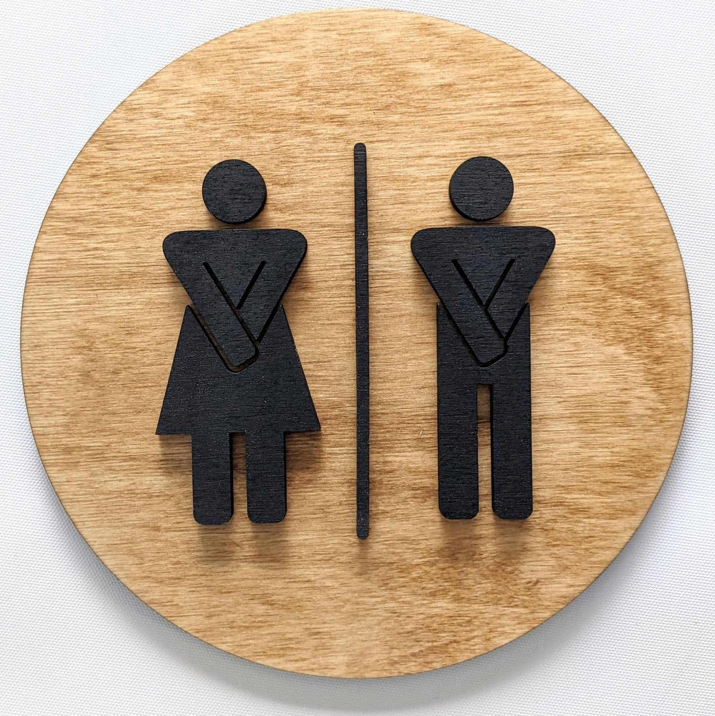 Wood Bathroom Door Sign - Potty Dance