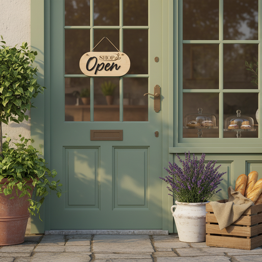 Farmhouse painted door