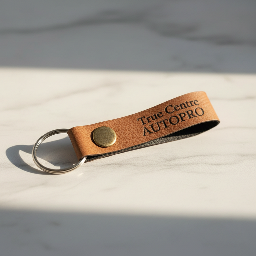 Angled on white marble