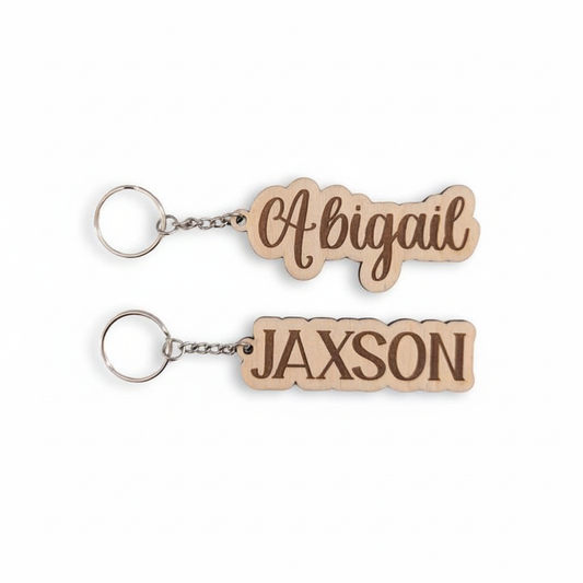 Custom Name Keychains