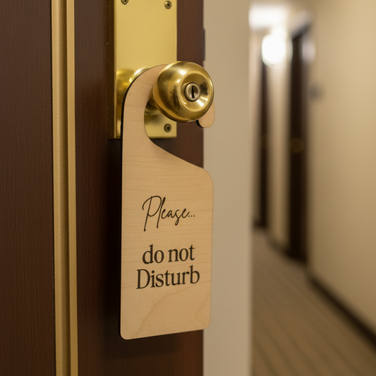 Please do not Disturb Door Hanger