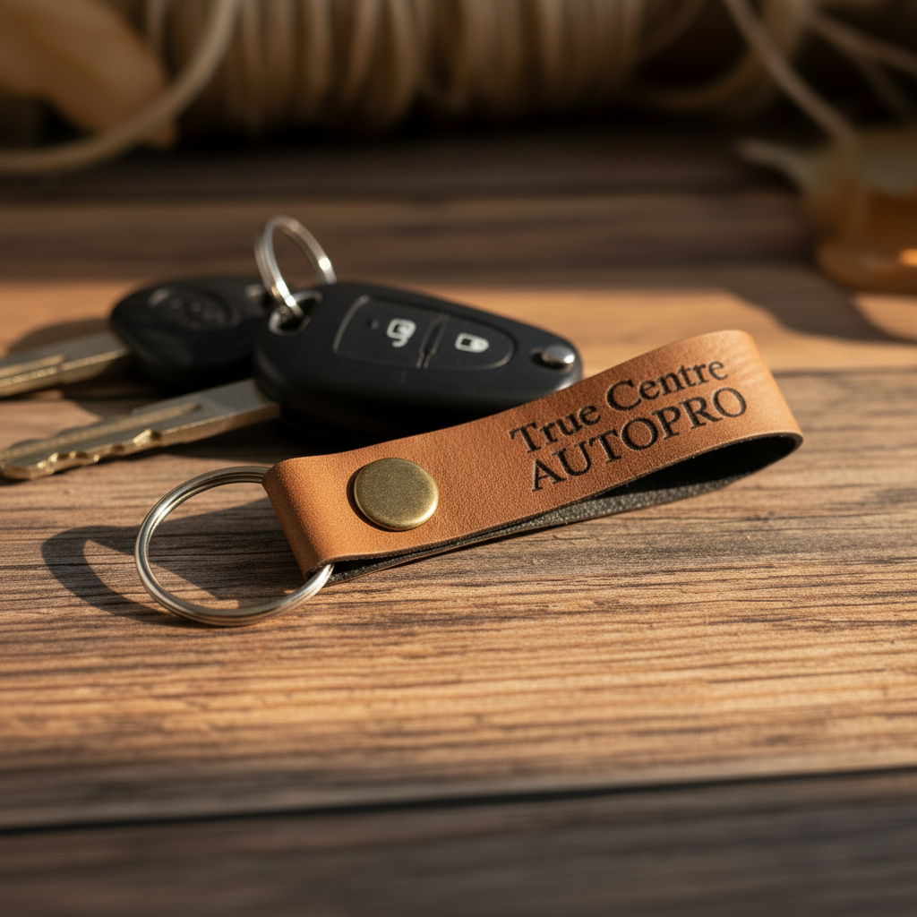 Keychain with car keys