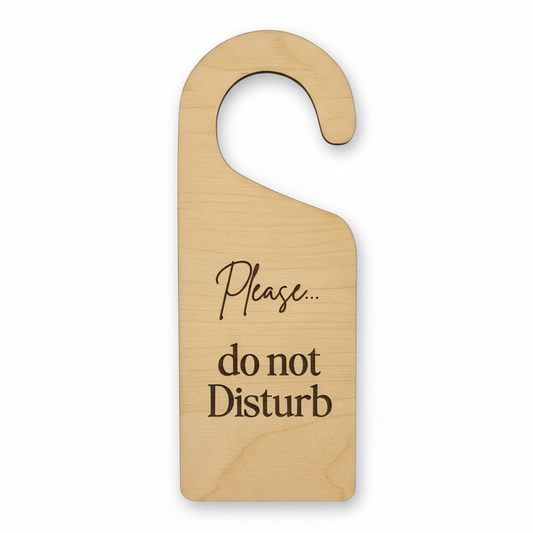 Please do not Disturb Door Hanger