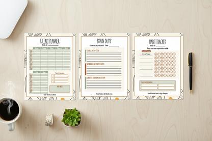 Productivity Printable Bundle Listing Photo