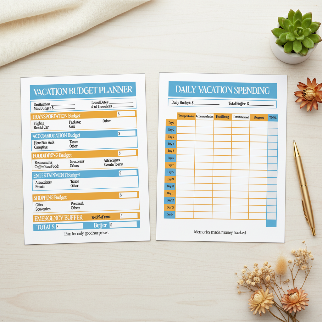Vacation Budget Planner — Square